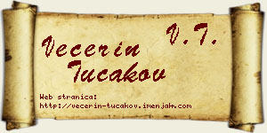 Večerin Tucakov vizit kartica